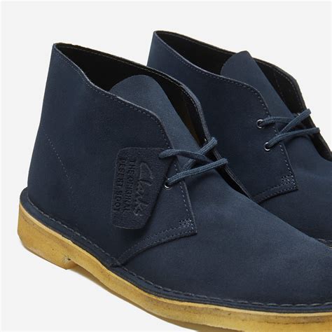 clark desert boot blu vs navy